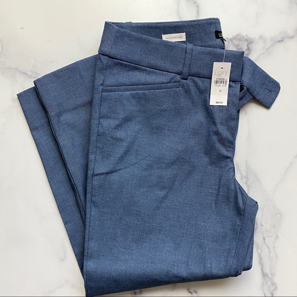 Loft NWT Size 12 Dress Pant Blue
